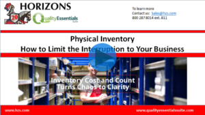 Physical inventory - Limit Interruption